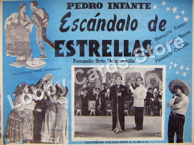 PEDRO INFANTE/ESCANDALO DE ESTRELLAS